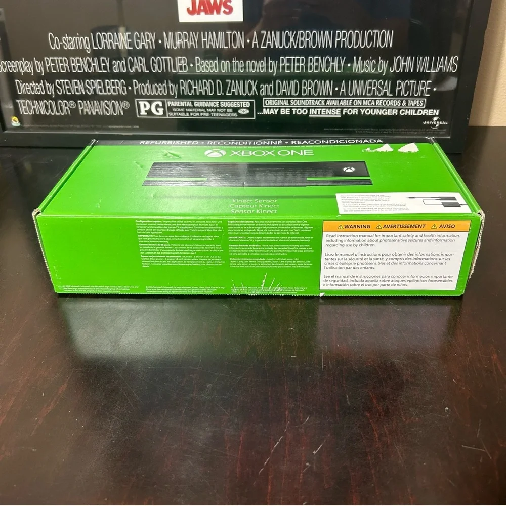 Microsoft Xbox One Kinect Sensor Bar Black Model 1520 Genuine Open Box Untested